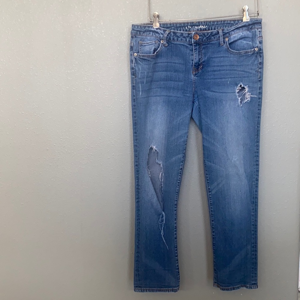 Aeropostale Skinny Crop Jeans Size 12 Y2K Style